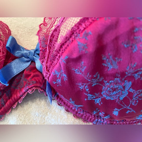 Agent Provocateur Knickers Forever Luxury padded with lace bra Sz 32DD - Picture 5 of 9